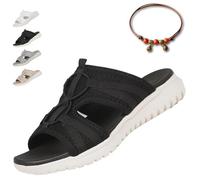 Ruhemeister Pro Lightweight Comfort Sandals, 2026 New Orthopedic Sandals for Women, Ultra-Light EVA Sole, Feather-Light Breathable, No Straps, Easy to Put On, Pressure, Pain-Free Walks(D,9.5)