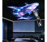 Ruhemeister Pro Plug-and-Play Hd Star Projector, Dream Projector, 360° Adjustable USB Starry Sky Projector, for Bedroom Ceiling Wall Room Decor [Energy Class 1PC-B)