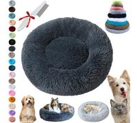 Ruhemeister Pro The Best Anti-Anxiety Dog Bed, Orthopedic Dog Bed, Fluffy Donut Dogs Beds, Higher Edges, Reduces Anxiety, Pain, Zipper, Washing Comfort, for all Cats and Dogs(I,70 cm)
