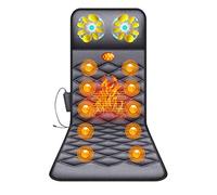 RUHEN Heating pads Heated Massage Mat with 20 Neck Kneading Massage Heads,10 Vibrating Motors,9 Modes 9 Levels,Full Body Massager Cushion Massage Mattress Pad Massage Mat