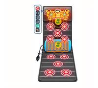 RUHEN Massage Mats Full Body Heated Massage Mattress Pad with 20 Neck Shiatsu Kneading Massage Heads, for Neck and Back,Lumbar Calf Muscle Relaxation