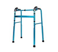RUHEN Mobility Walker Standing Walk Walking Frame Standard Rollator Folding Lightweight Aluminum Alloy Adjustablewalking Aid for The Elderly