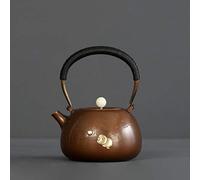 RUHEN Tea kettle Copper Master Crafted Pure Red Copper Handmade Household Set Electric Ceramic Stove