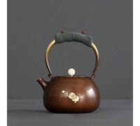 RUHEN Tea kettle Copper Master Crafted Pure Red Copper Handmade Household Set Electric Ceramic Stove