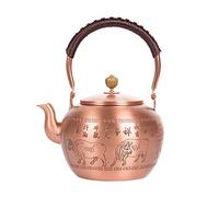 RUHEN Tea kettle Pure Copper Set Hand Polished Household Set Electric Ceramic Stove Set-More Than Every Year