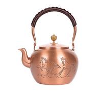 RUHEN Tea kettle Pure Copper Set Hand Polished Household Set Electric Ceramic Stove Set-More Than Every Year