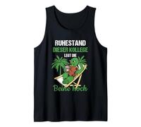 Ruhestand Dieser Kollege Legt Die Beine Hoch Rente Tank Top