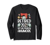Ruhestrahlung 2021 Nicht mehr Mein Problem mehr Quilting Long Sleeve T-Shirt