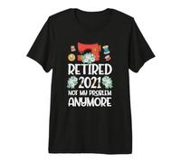 Ruhestrahlung 2021 Nicht mehr Mein Problem mehr Quilting Premium T-Shirt