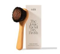ruhi Monastery Brush Face/Copper Brush/Face Brush Copper, Natural Bristles & Plastic-Free for Dry Brushing Massage/Exfoliating Brush, Made in Germany/Ionic Dry Brush Face/Regional Beech Wood