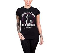 RUHIG Custom Summer Fashion T-Shirt Dirty Dancing T Shirt Nobody Puts Baby in A Corner Womens Short Sleeve Funny T Shirts Funny Black M