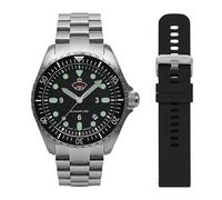 Ruhla Men's Watch Automatic Diver With Black Replacement Strap 4960M5-Set