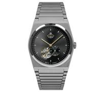 Ruhla Men's Watch Automatic Space Control Open Heart Anthracite 4866M2