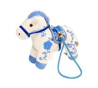Ruhnjyg 2026 Chinese New Year Horse Statue - Blue And White Soft Collectibles - Stuffed Horse Plush Toy - for Children Kids Boys Girls Youth Teens Men Son Daughter Family Friends Girlfriend
