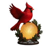 Ruhnjyg Bird Night Light,Christmas Holiday Decoration - Festive Desk Decor Lamp - for Homeowners Party Hosts Living Room Bedroom Office Apartment Mantel Bookcase Window Sill Bookshelf Nightstand