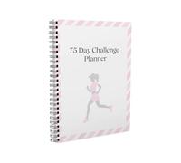 Ruhnjyg Day Planner - Time Management 75 Days | Multi-Functional Coil Binding Portable Notepad for Time Tracking Goal Setting Task Schedule Meal Workout Business Meeting Travel Project