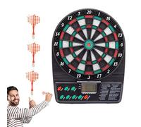 Ruhnjyg Electronic Dart Set, Automatic Scoring Dart Board, Dartboard With LCD Digital Score Display, Electronic Dart Board, Electronic Dart Disc, Family Dart Game For Kids Adults