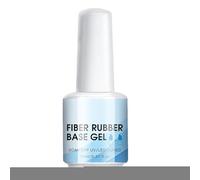 Ruhnjyg Fiber Gel for Nails,Clear Builder Base Gel for Repair Broken Nails | 15ml Requires UV Led Curing Manicure Supplies for Indoor Salon Home Outdoor