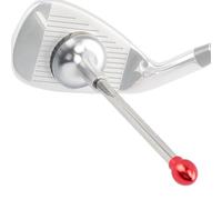 Ruhnjyg Golf Alignment Rods - Magnetic Golf Club Alignment Stick, Chipping Assist Correction Stick, Visualize Professional Magnet Lie Angle Tool - Red