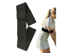 Ruhnjyg Golf Swing Trainer - Trainer Practice Connector | Golf Arm Band Swing Training Aid - for Batting Golfers Beginners Pros Backyard Home Outdoor Sports