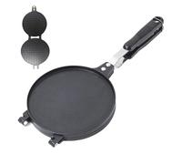 Ruhnjyg Ice Cream Cone Maker - Nonstick Waffle Iron Egg Roll Maker Machine,Baking Mold Shaper Pan for Birthday Housewarming Home Camping Commercial Pastry Sandwich Chips Breakfast