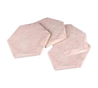 Ruhnjyg Round Stepping Stones, 4 Garden Stepping Stone, DYard Decorations, Decorative Garden Stones, Round, Square, Hexagon, Garden Stepping Stones Outdoor, Lawn Ornaments