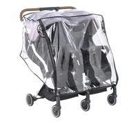Ruhnjyg Stroller Waterproof Cover - Waterproof Windproof Clear Protective | Stroller Poncho Dust Protector | for Daily Walking Shopping Travel Outdoor Winter Summer Snow Dust Wind