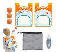 Ruhnjyg Toss and Catch Game | Sticky Soft Throwing Balls | Children Toss Games - for Camping Travel Lawn Poolside Family Playground Classroom Beach Outdoor