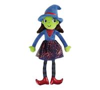 Ruhnjyg Witch Plush Doll | Lovely Stuffed Witch Doll for Halloween | Cute Soft Decor Toy for Kids Girls Sofa Living Room Offices Party Indoor Sofa Living Room