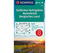 Ruhrgebiet Südliches / Neandertal / Bergisches Land + AG (756): 4in1 Wanderkarte, mit Aktiv Guide und Detailkarten inklusive Karte zur offline Verwendung in der KOMPASS-App. Fahrradfahren. Reiten.