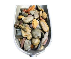 RUHTEUO 100/200/500g Fish Tank Bottom Sand Stone Aquarium Landscape Native Stream Natural Garden DIY Accessories Decorations for Crafts, Vases Filler(18-50mm,100g)