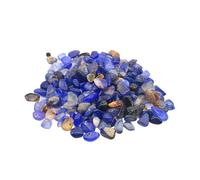 RUHTEUO 150g 100g Aquarium Decoration Stone Fish Tank Background Colorful Crystal Rock Gravel Home Garden Decor Accessories 7-9mm for Crafts, Vases Filler(Blue2,100g)