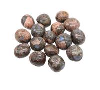 RUHTEUO Irregular Tumbled Stone Landscape Jasper Reiki Healing Crystal Energy Quartz Mineral Specimen Aquarium Home Garden Decor for Crafts, Vases Filler(Color28,100g)