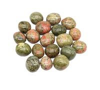RUHTEUO Irregular Tumbled Stone Landscape Jasper Reiki Healing Crystal Energy Quartz Mineral Specimen Aquarium Home Garden Decor for Crafts, Vases Filler(Color34,100g)