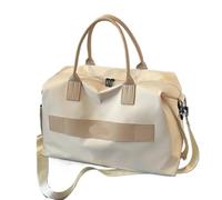 RUHTEUO Short Distance Travel Backpack for Women's Fashion Large Capacity Business Waiting for Production Storage Luggage Bag for Women Men Sport Gym Weekend Trip(Beige)