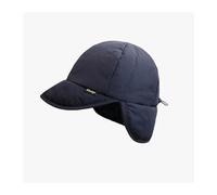 RUHTEUO Warm Down Padded Bomber Hats Ear Protection Flying Winter Outdoor Windproof Thickened Protectors Straps Ski Caps(B-Blue)