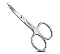 Rui Smiths Pro Precision Nail Scissors | Stainless Steel Manicure Pedicure Trimmer Cutter with Micro-Serrated, Anti-Skid, Curved Cutting Edges | Made in Solingen, Germany