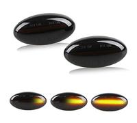 Rui Xin Trade 2 pieces Led Dynamic Side Marker Turn Signal Light Sequential Blinker Light For Peu geot 1007 107 206 207 307 407 607 Partner Expert Citroe-n C1 C2 C3 C5 C6 Xsara Picasso Berlingo Jumpy