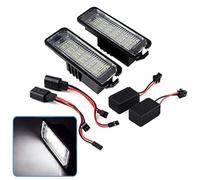 Rui Xin Trade Led License Plate Light Bulb Car Number Plate Light 12V Canbus Xenon White 2PCS