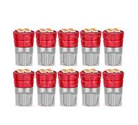 Ruiandsion 10-Pack T10 W5W 194 24V LED Bulbs, Yellow Super Bright 100LM 3030 4SMD, for Car Interior Map Dome Trunk Glove Box License Plate Parking Side Marker Lights Replacement