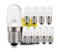 Ruiandsion 10pcs LED Flashlight Bulbs 6V E10 LED Bulb Mini Lamps White/Blue/Red/Green/Yellow E10 Base LED Bulb (White)