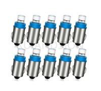 Ruiandsion 10x BA7S Dashboard Light Bulbs F3 1 LED 12V DC 50LM Blue Auto LED Interior Bulb Dashboard Light Instrument Panel Light Lamp Bulb,Negative Earth
