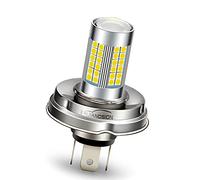 Ruiandsion 1pc R2 P45T LED Bulb 6V Super Bright White 3030 66SMD Chips LED Bulb for Car Motorcycle Headlight