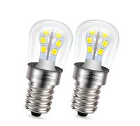 Ruiandsion 2 PCS E14 AC/DC 24V LED Light Bulb T22C 2W 1200 Lumen Small Edison Screw SES LED Bulb 6000K White for RV Camper Marine, Boat, Solar Power Lamp