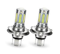 Ruiandsion 2 PCS H4 LED Headlight Bulbs AC/DC 10-30V 1200LM 6000K White Headlight Bulbs, Halogen Replacement Bulbs for Auto/Car/Motorcycle, Non-Polarity,Plug and Play