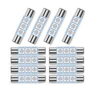 Ruiandsion 28mm Festoon LED Bulbs Blue 10 Pack, 12V 5050 3SMD Car Interior Reading Dome Map License Plate Lamps