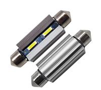 Ruiandsion 2pcs 1.65" 42mm LED Festoon Light Bulbs Car Interior Lights 578 211-2 214-2 212-2 Super Bright White 12-60V 1860 2SMD Chips LED Bulb for Dome Map Door License Plate Lights