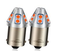 Ruiandsion 2pcs 1156 LED Bulb 6-30V Red BA15S 7506 6V 12V 24V Backup Reverse Signal Tail Lights for Cars, Motorcycles, Trucks, Non-Polarity