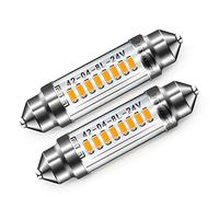 Ruiandsion 2pcs 42mm LED Festoon Light DC 24V Super Bright 8-SMD 4014 Chipsets 211-2 578 569 LED Bulbs Replacement for Cars Trucks Interior Map Dome Lights, Warm White