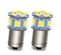 Ruiandsion 2pcs 6V BAU15S 5050 12SMD 6000K White LED Light Bulbs for Reverse Lights Turn Signal Tail Lights,Non-polarity
